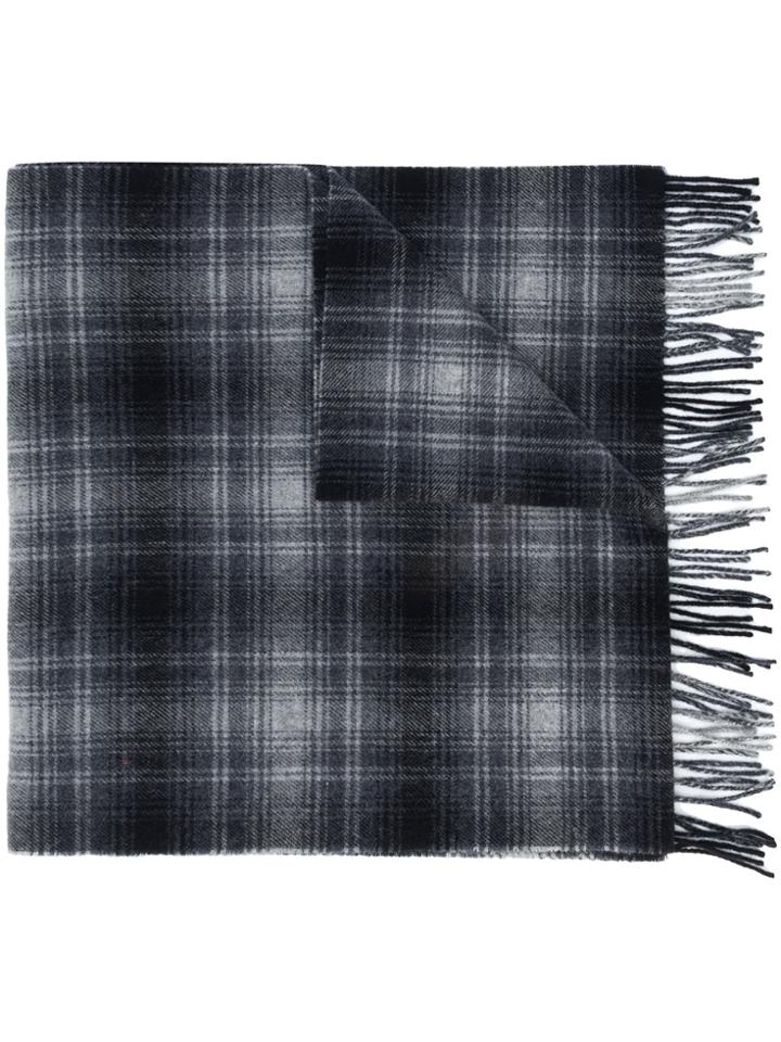 Dsquared2 Checked Scarf - Grey