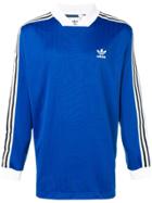 Adidas Solid Regular Fit Polo - Blue