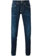 Dondup 'george' Slim Jeans, Men's, Size: 33, Blue, Cotton/polyester