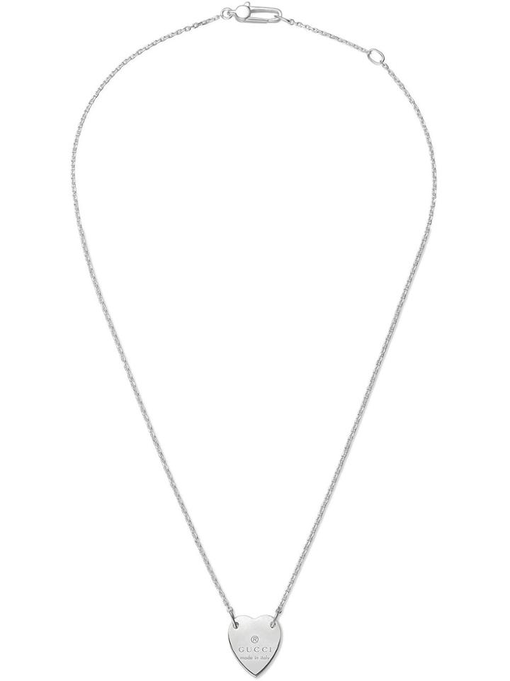 Gucci Necklace With Heart Pendant - Metallic