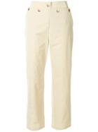 See By Chloé Cropped Sailor Trousers - Nude & Neutrals