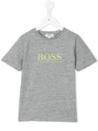 Boss Kids Logo Print T-shirt, Boy's, Size: 6 Yrs, Grey
