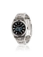 Jacquie Aiche Vintage Rolex Diamond Snake Dial Watch - Silver