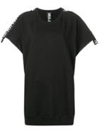 Mia-iam Oversized Sweatshirt Dress - Black
