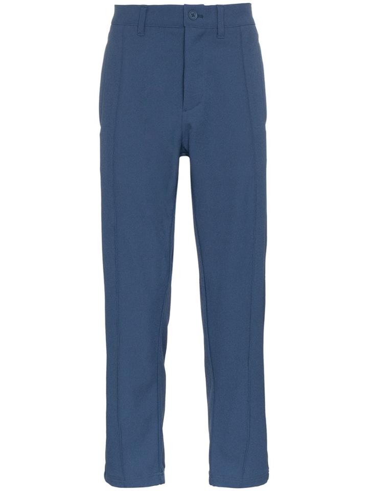 Adidas Buttoned Track Pants - Blue