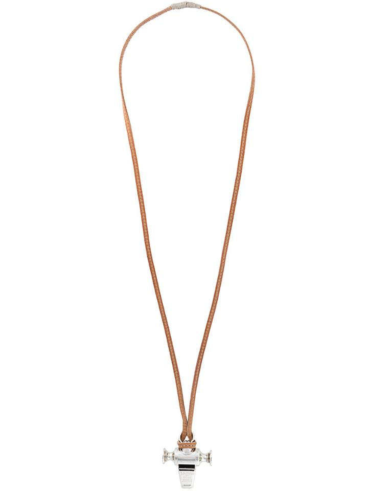 Dsquared2 Whistle Pendant Necklace - Brown