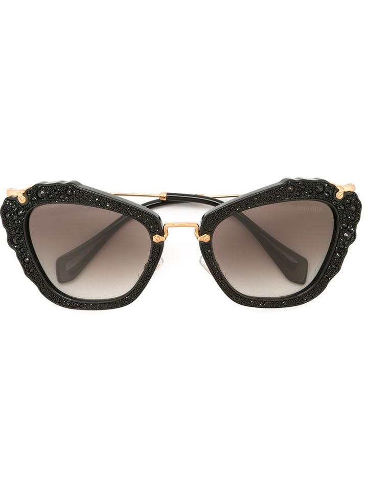 Miu Miu 'noir' Sunglasses