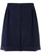 Ps By Paul Smith Wide-legged Tailored Shorts - Blue