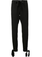 Zac Zac Posen 'azalea' Track Pants, Women's, Size: 10, Black, Acetate/polyester