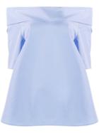 Aspesi Off Shoulder Blouse - Blue