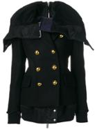 Sacai Oversized Collar Military Jacket - Black