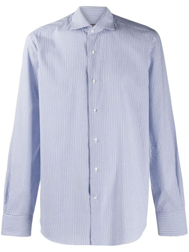 Vangher Striped Shirt - Blue