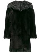 Philipp Plein Cowboy Coat - Black