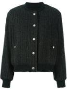 Isabel Marant Étoile 'handton' Jacket, Women's, Size: 40, Black, Virgin Wool/cotton/acetate/viscose