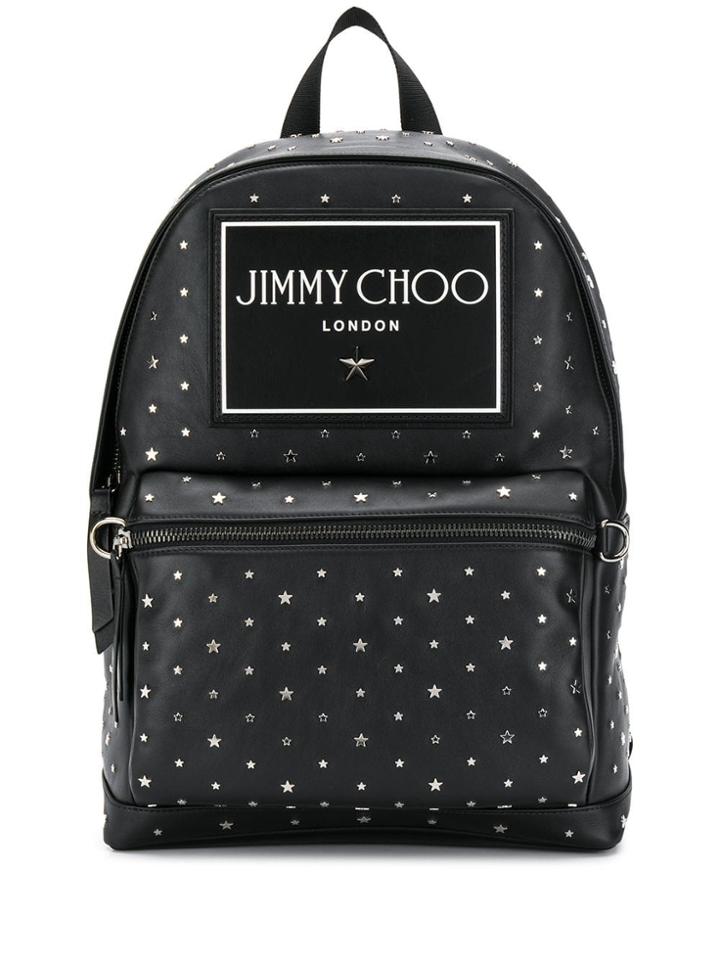 Jimmy Choo Wilmer Star Studded Backpack - Black