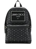 Jimmy Choo Wilmer Star Studded Backpack - Black