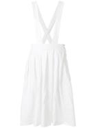Comme Des Garçons Girl Flared Midi Dress - White