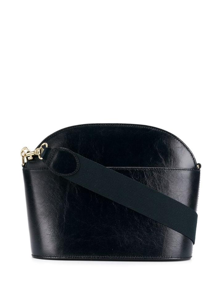 A.p.c. Curved Crossbody Bag - Blue