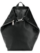 Jil Sander Clasp Detail Backpack - Black