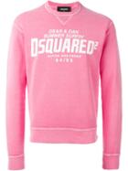 Dsquared2 Summer Logo Sweatshirt, Men's, Size: S, Pink/purple, Cotton