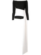 Safiyaa London Michelle Obama Top - Black