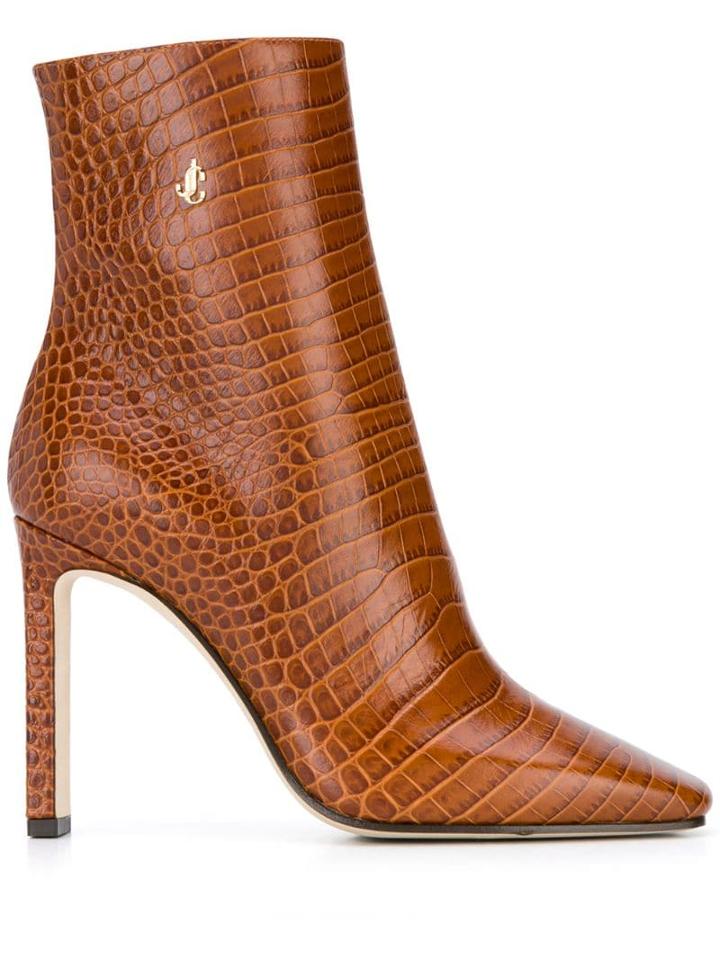 Jimmy Choo Minori 100 Boots - Brown