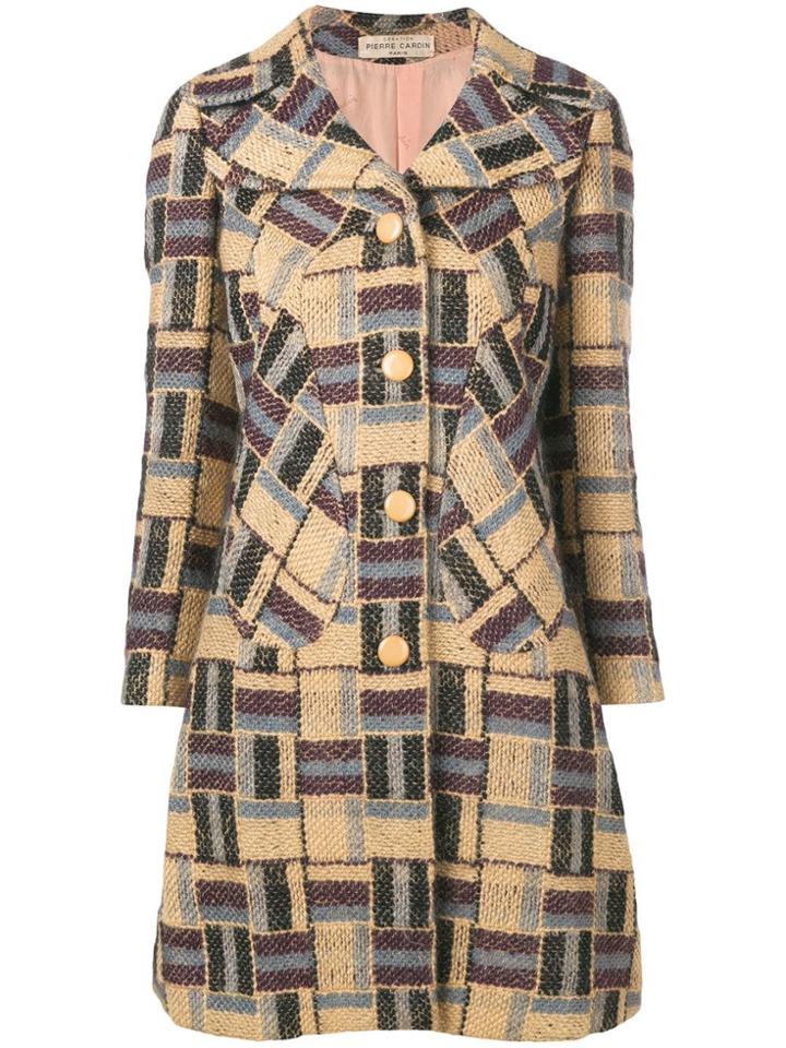 Pierre Cardin Vintage 1960's Knitted Coat - Neutrals