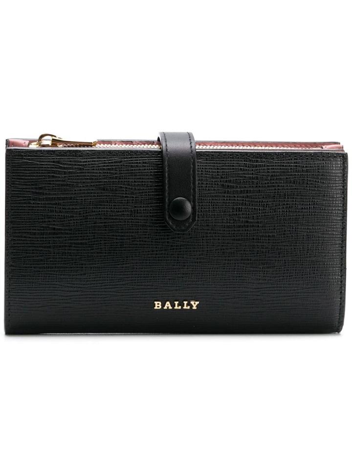 Bally Lamber Embossed Wallet - Black
