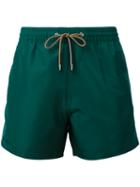 Paul Smith - Drawstring Swim Shorts - Men - Polyester/recycled Polyester - M, Green, Polyester/recycled Polyester