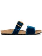 Prada Flat Sandals - Blue