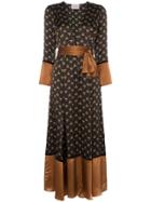 We Are Leone Bumble Bee Contrast Maxi Cardigan - Black