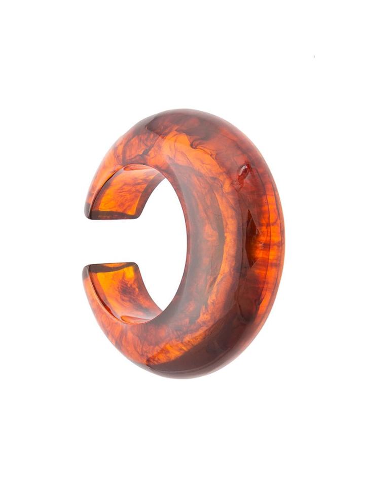 Cult Gaia Thick Circular Open Bracelet - Brown