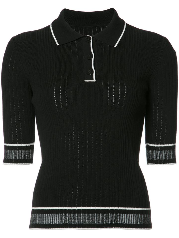 Misha Nonoo - Eleanor Top - Women - Cotton - Xs, Women's, Black, Cotton