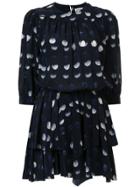 Zadig & Voltaire Rooka Dotted Dress - Blue