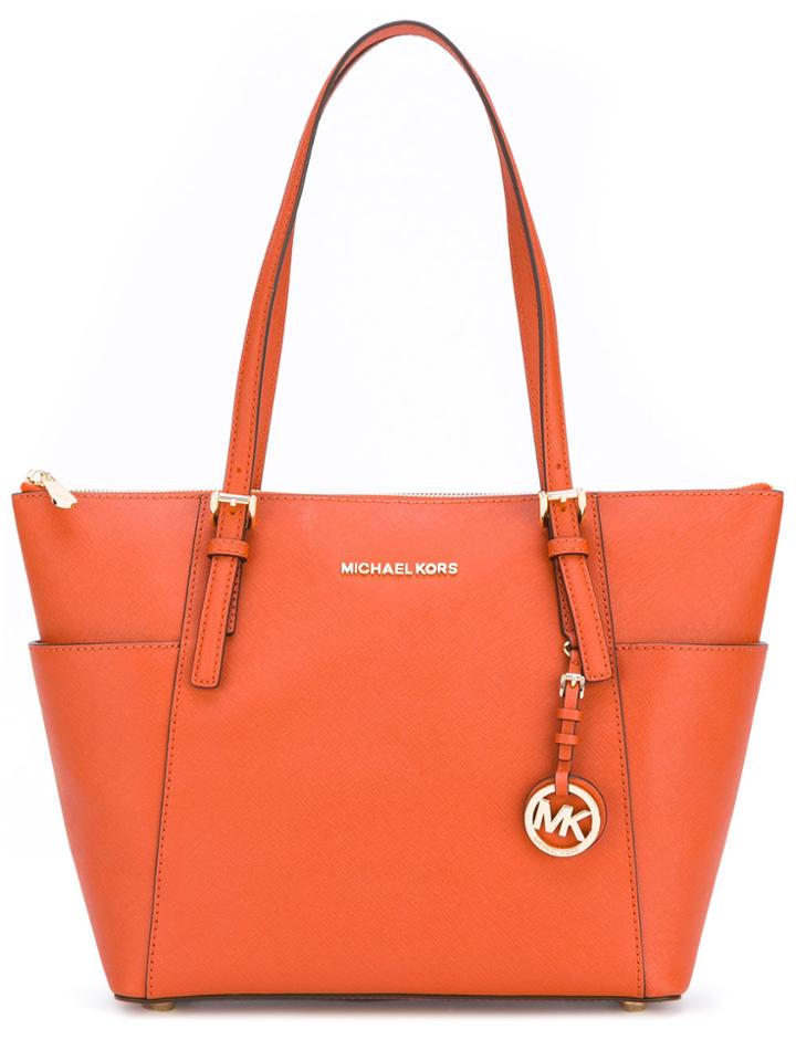 Michael Michael Kors Jet Set Large Tote - Yellow & Orange