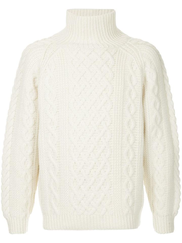H Beauty & Youth Turtleneck Sweater - White