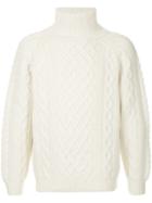 H Beauty & Youth Turtleneck Sweater - White