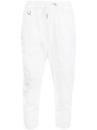 Publish Cropped Drawstring Trousers, Men's, Size: 30, White, Cotton/spandex/elastane