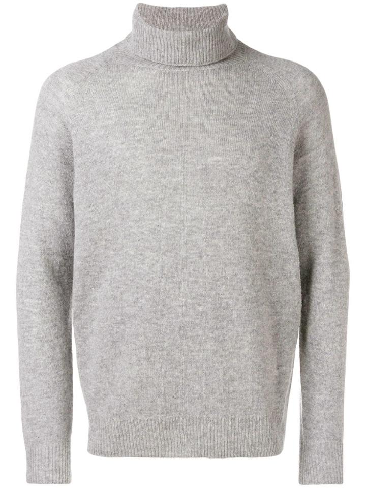 Transit Turtle Neck Jumper - Grey