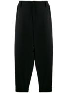 Yohji Yamamoto Oversized Tailored Trousers - Black