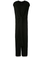 Uma Raquel Davidowicz Galax Wrap Tailored Jumpsuit - Black