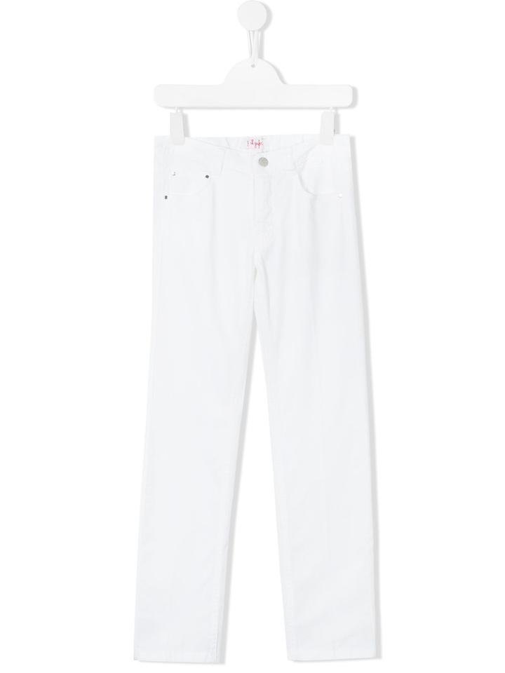 Il Gufo - Straight Trousers - Kids - Cotton/spandex/elastane - 12 Yrs, White