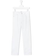 Il Gufo - Straight Trousers - Kids - Cotton/spandex/elastane - 12 Yrs, White
