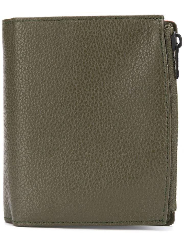 Maison Margiela Textured Bifold Wallet - Green