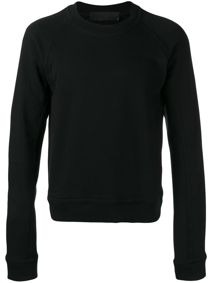 Haider Ackermann - Crew Neck Sweatshirt - Men - Cotton - M, Black, Cotton