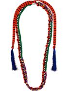 Missoni Macramé Chain Necklace - Multicolour