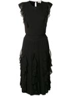 Michael Michael Kors Ruffled Dress - Black