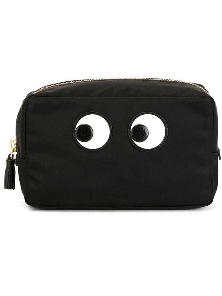 Anya Hindmarch 'eyes' Make-up Bag - Black