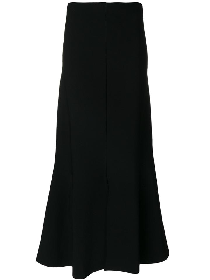 Stella Mccartney Flared Maxi Skirt - Black
