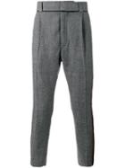 Haider Ackermann Houndstooth Trousers, Men's, Size: 50, Black, Cotton/rayon/virgin Wool